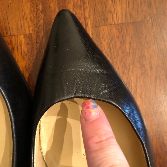 Ivanka Trump Black leather pumps (heels) - Picture 4 of 7